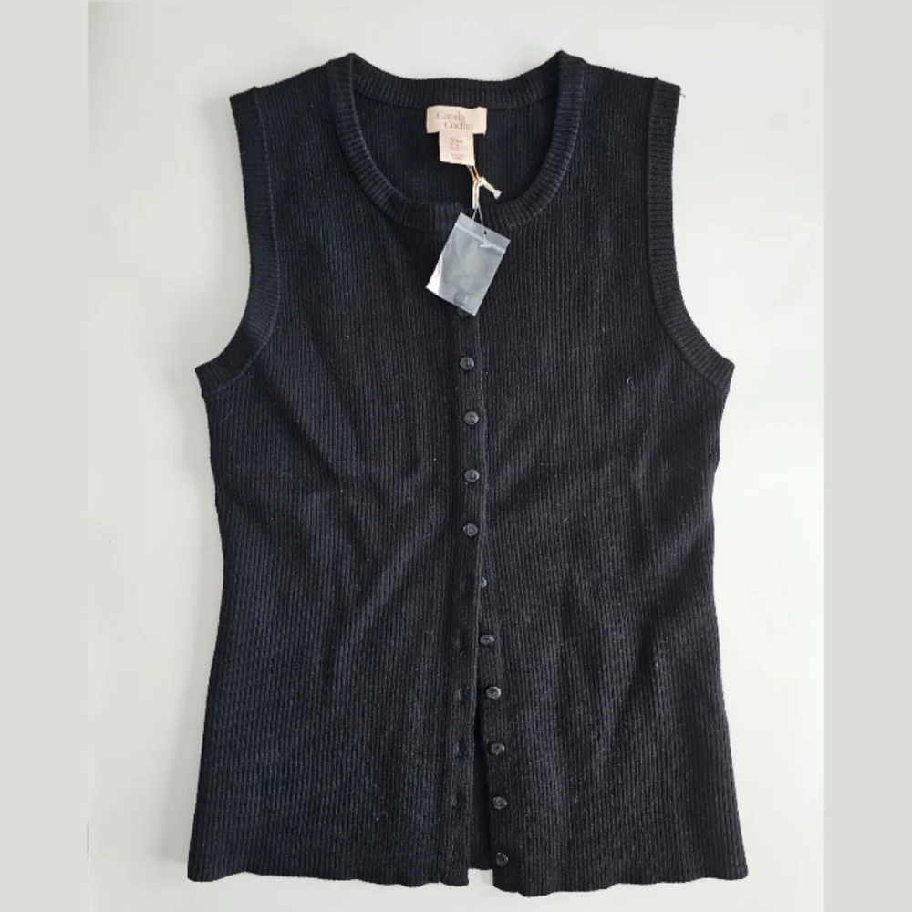 Camila Coelho ribbed knit button-up top - Picture 2 of 6